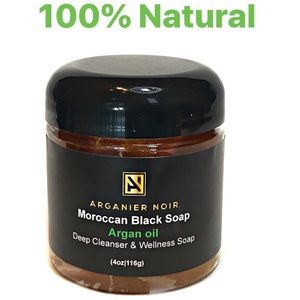 Moroccan black soap with Argan oil